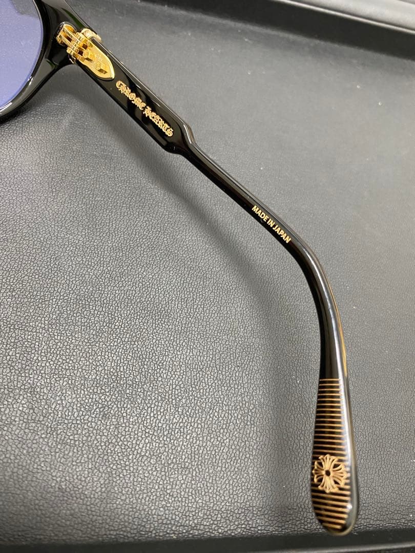 【新品】CHROME HEARTS クロムハーツメガネ ゴールド