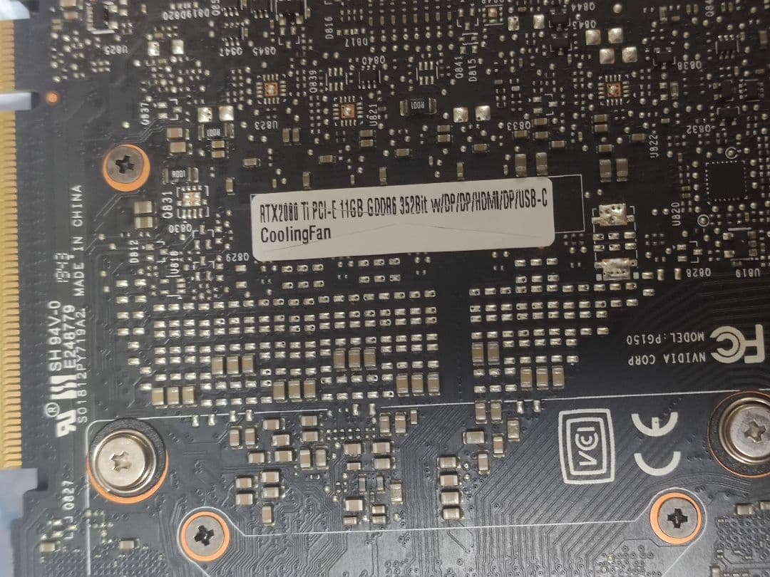 グラフィックボード GeForce RTX3060Ti 8GB 動作確認済み