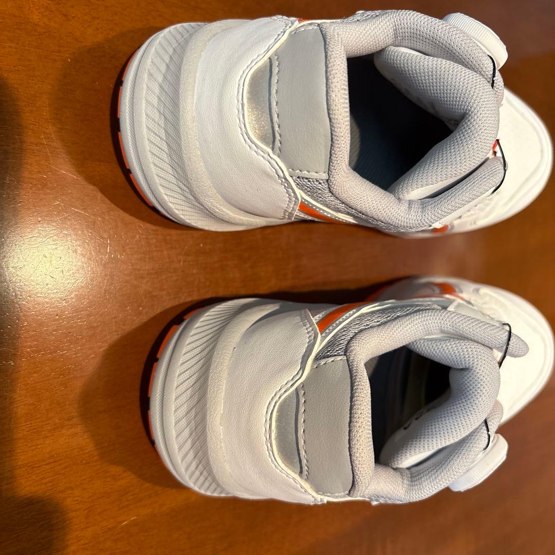 ASICS ボアシステム 安全靴 ホワイト/オレンジ22.5
