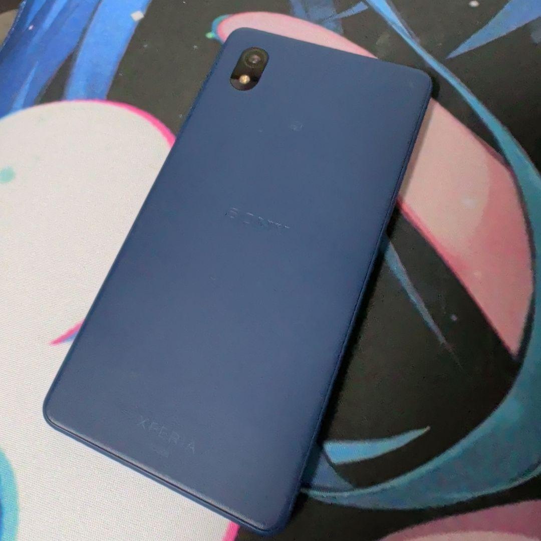 【美品/ほぼ新品】Xperia Ace III SOG08 ブルー SIMフリー