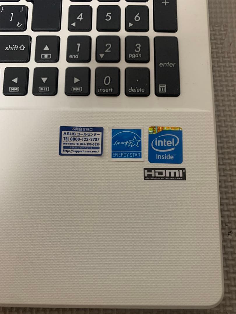 ASUS ノートPC X551M Intel搭載 HDMI出 CPU N2815