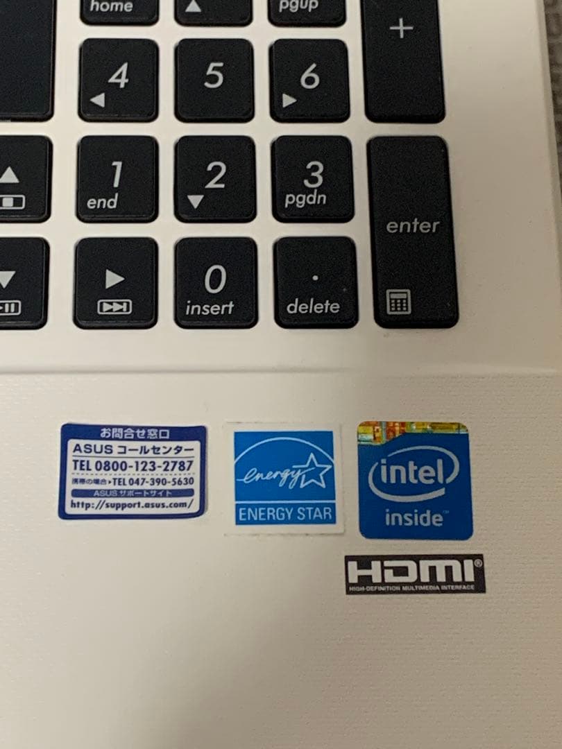 ASUS ノートPC X551M Intel搭載 HDMI出 CPU N2815