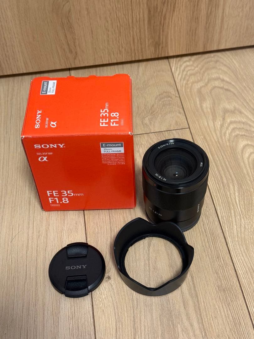 SONY FE35mm F1.8 SEL35F18F純正フード　キャップ