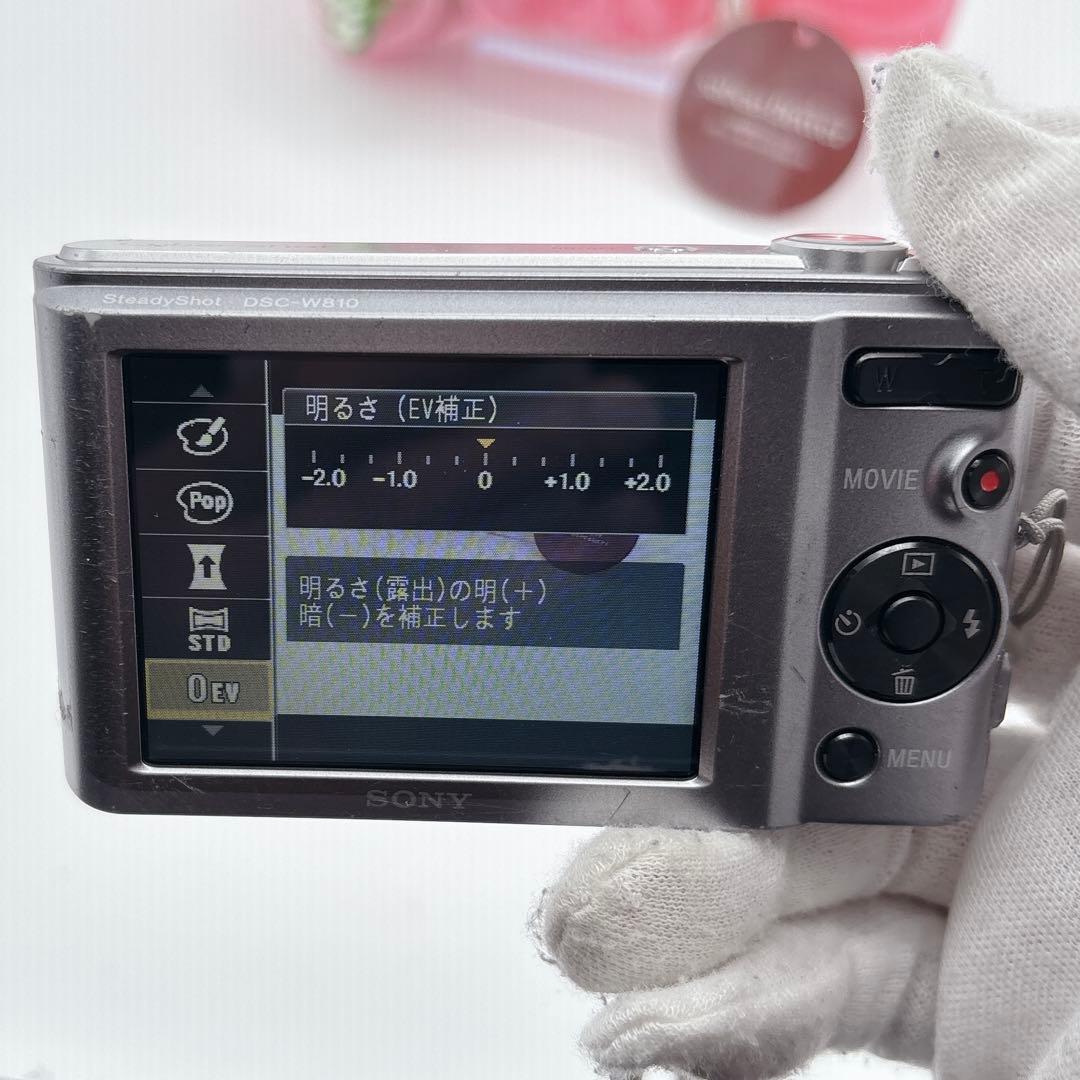 SONY DSC-W810 コンデジ バッテリー付 充電器付