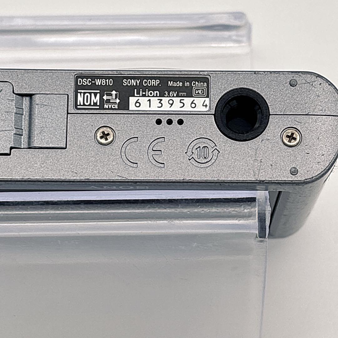 SONY DSC-W810 コンデジ バッテリー付 充電器付