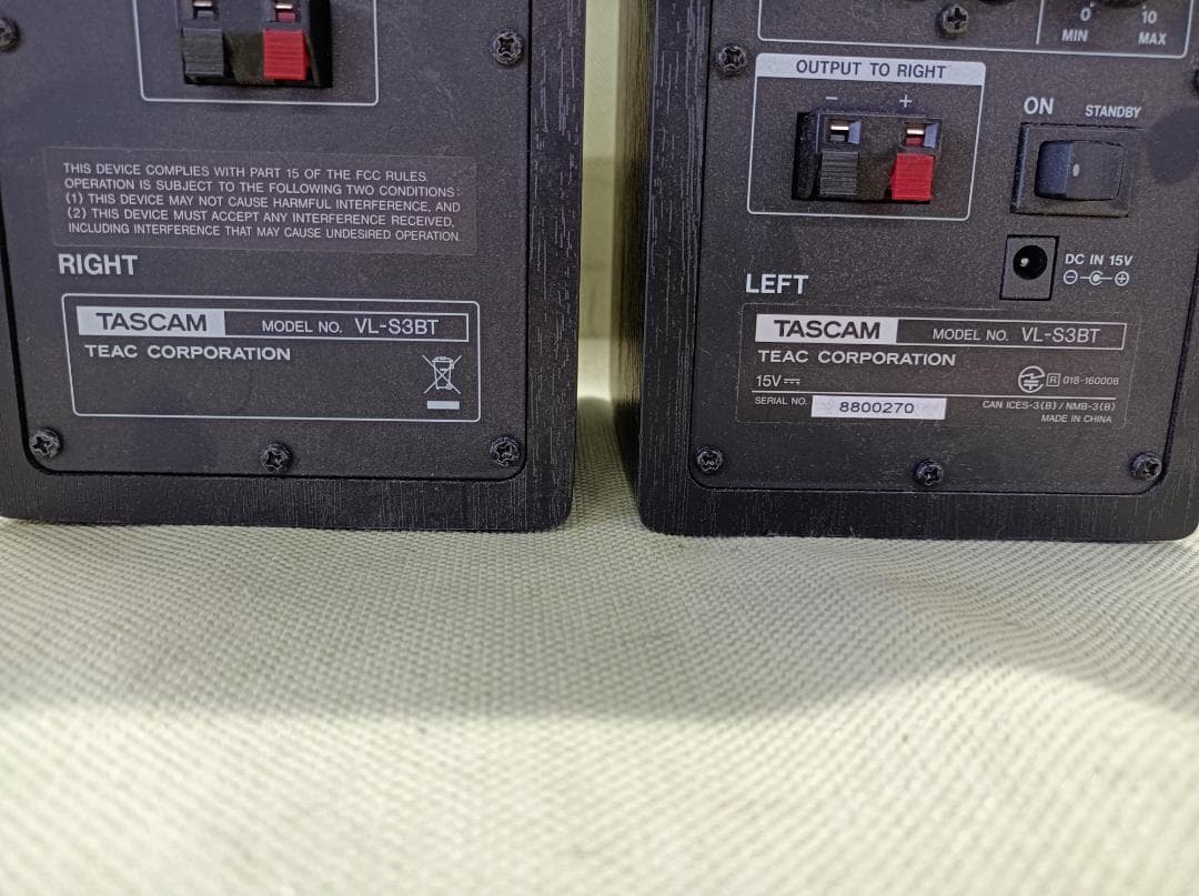 都《GPXCF》TASCAM　VL-S3BT　Bluetooth　スピーカー