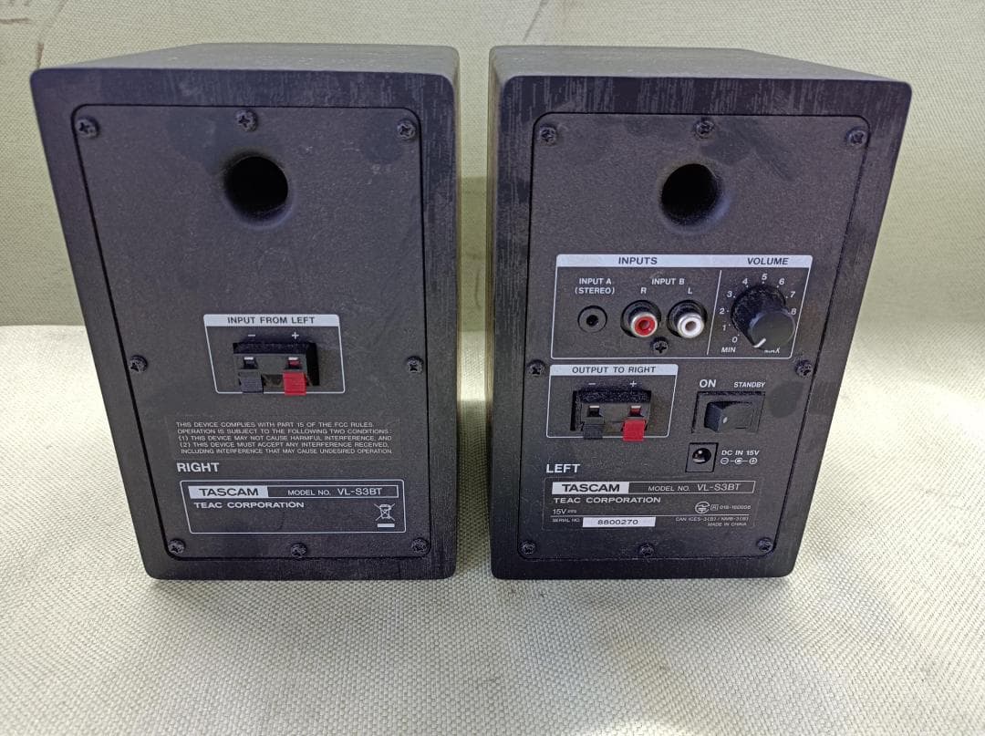 都《GPXCF》TASCAM　VL-S3BT　Bluetooth　スピーカー
