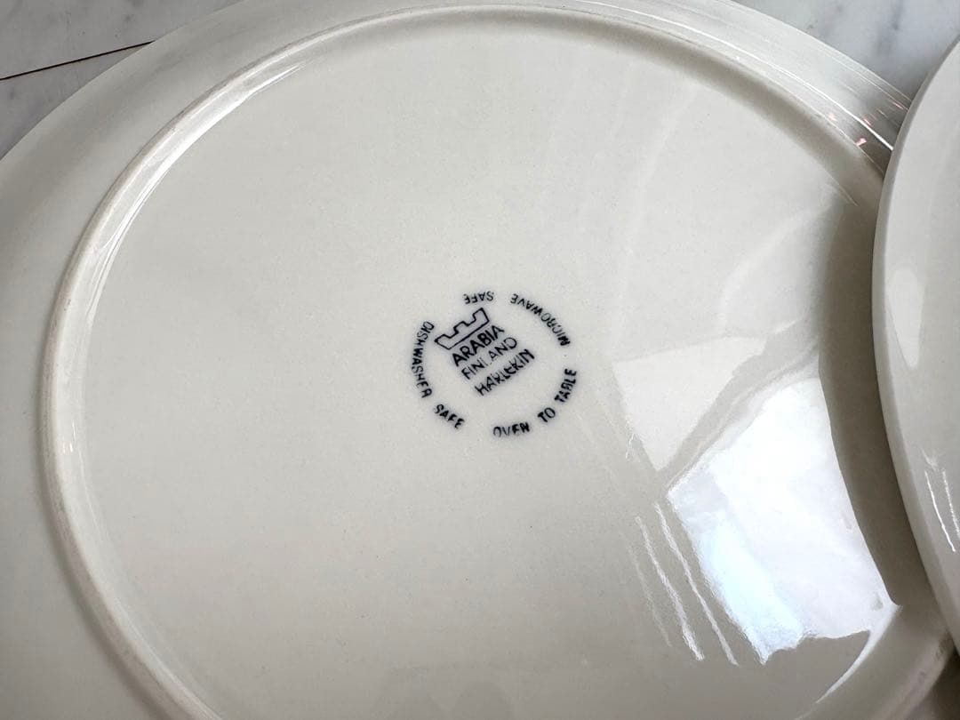 連休値下げアラビア ハレキン 26cmディナープレート４枚 王冠