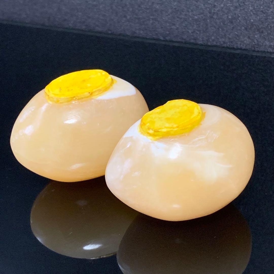 《美品》《送料無料》⭐︎Egypt 天然石 egg Power stone×2⭐︎