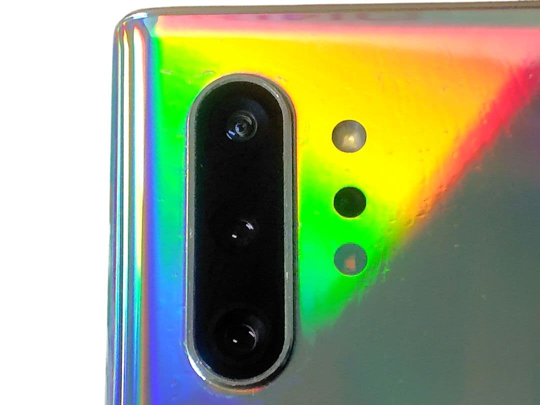 □Galaxy Note 10+ scv45 オーロラグロー au 本体