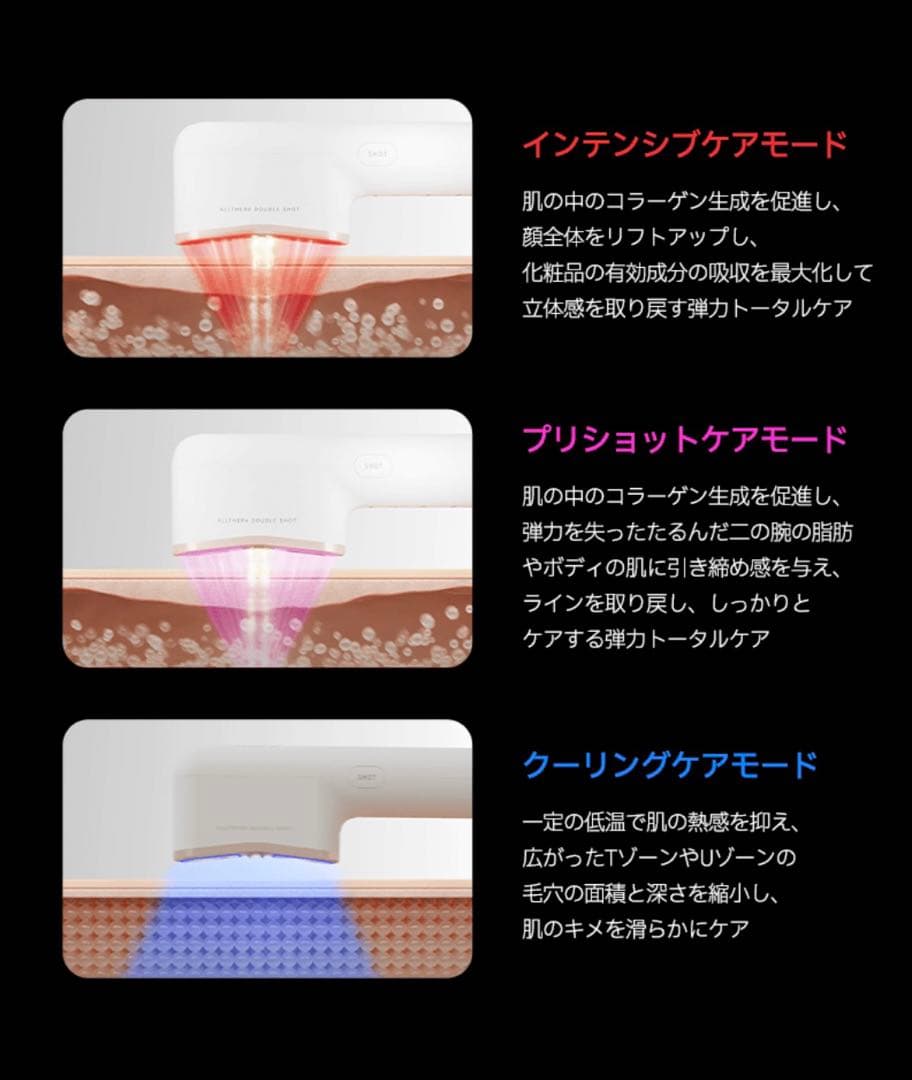 d'Alba Althera Double Shot ダルバ 美顔器 カバー 他