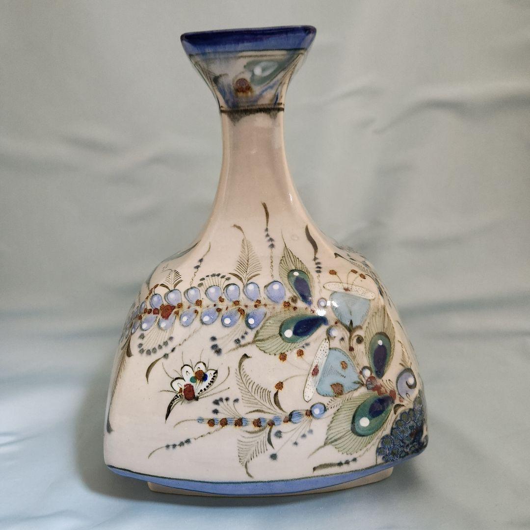 メキシコ トナラ焼 エル·パロマール 陶器 花瓶