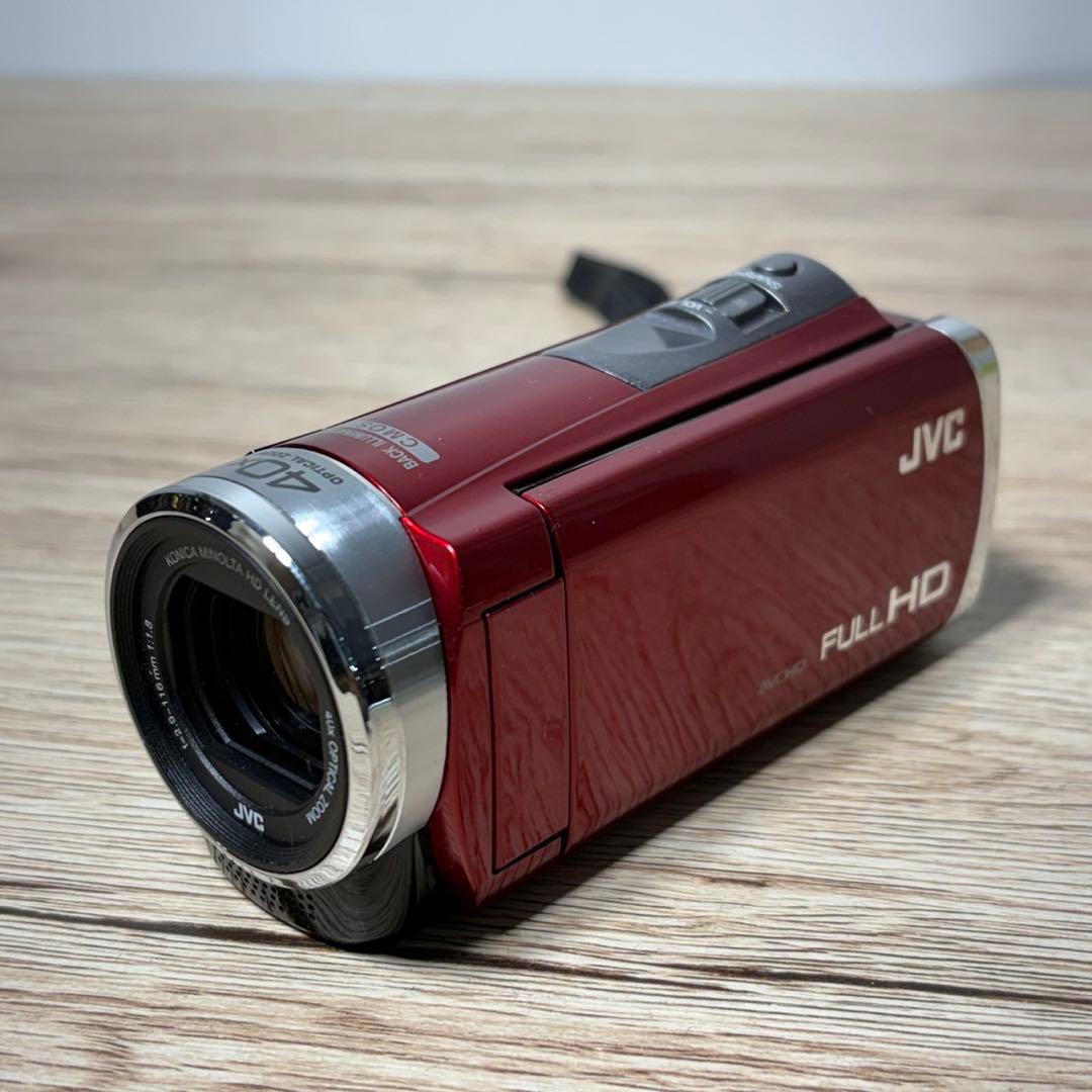 JVC GZ-HM33-R フルHDビデオカメラ 本体 B58
