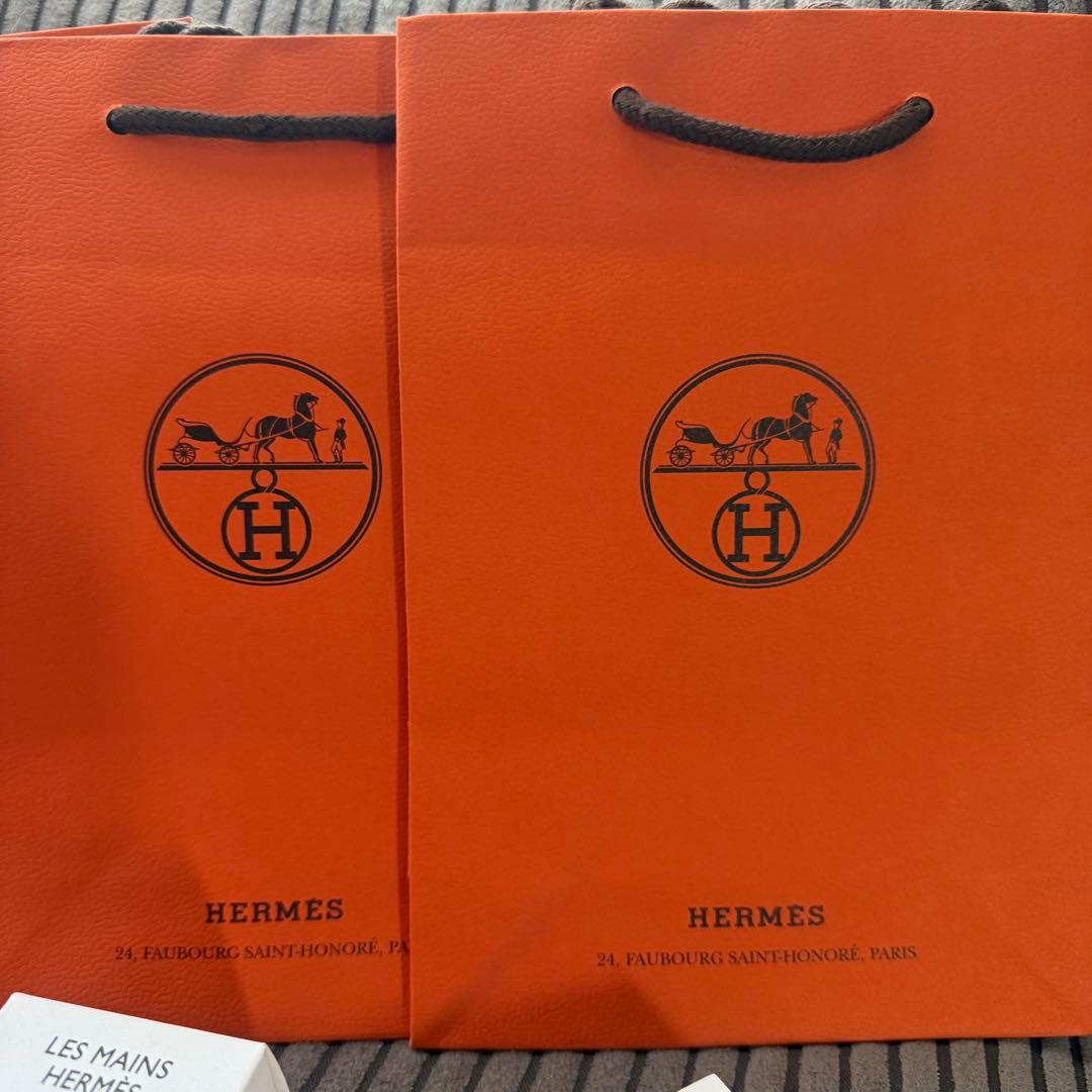 【新品未開封】HERMES 50ml ショッパー3枚・メッセージカード2枚付き
