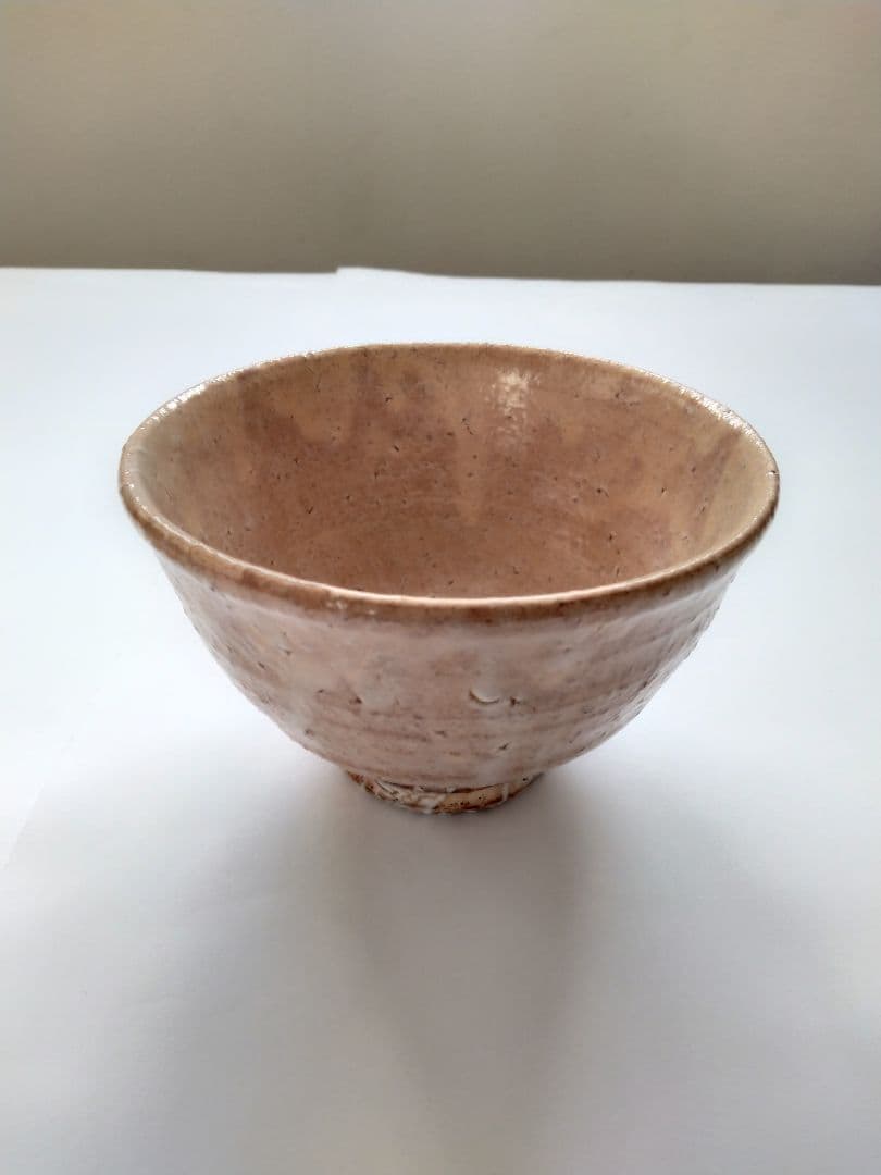 萩焼　椿秀窯　大賀和幸　大井戸　カイラギ　　抹茶碗　共箱　茶道具　萩茶碗　梅花皮