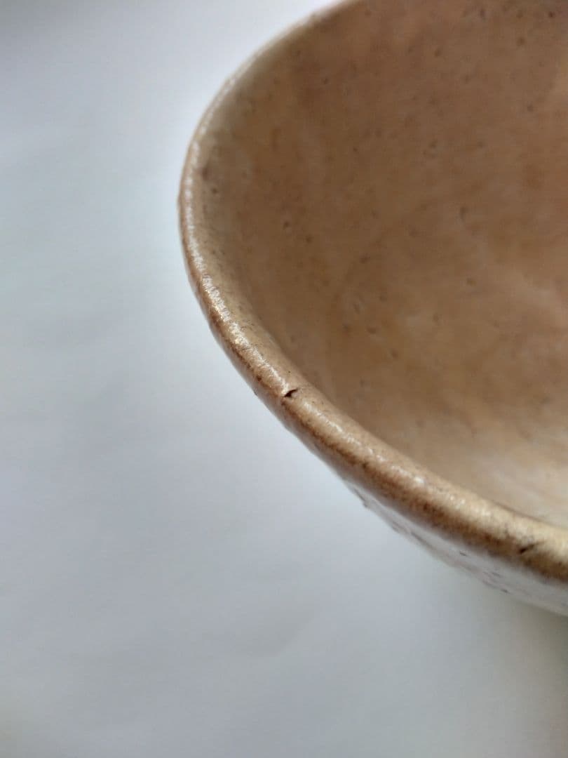 萩焼　椿秀窯　大賀和幸　大井戸　カイラギ　　抹茶碗　共箱　茶道具　萩茶碗　梅花皮