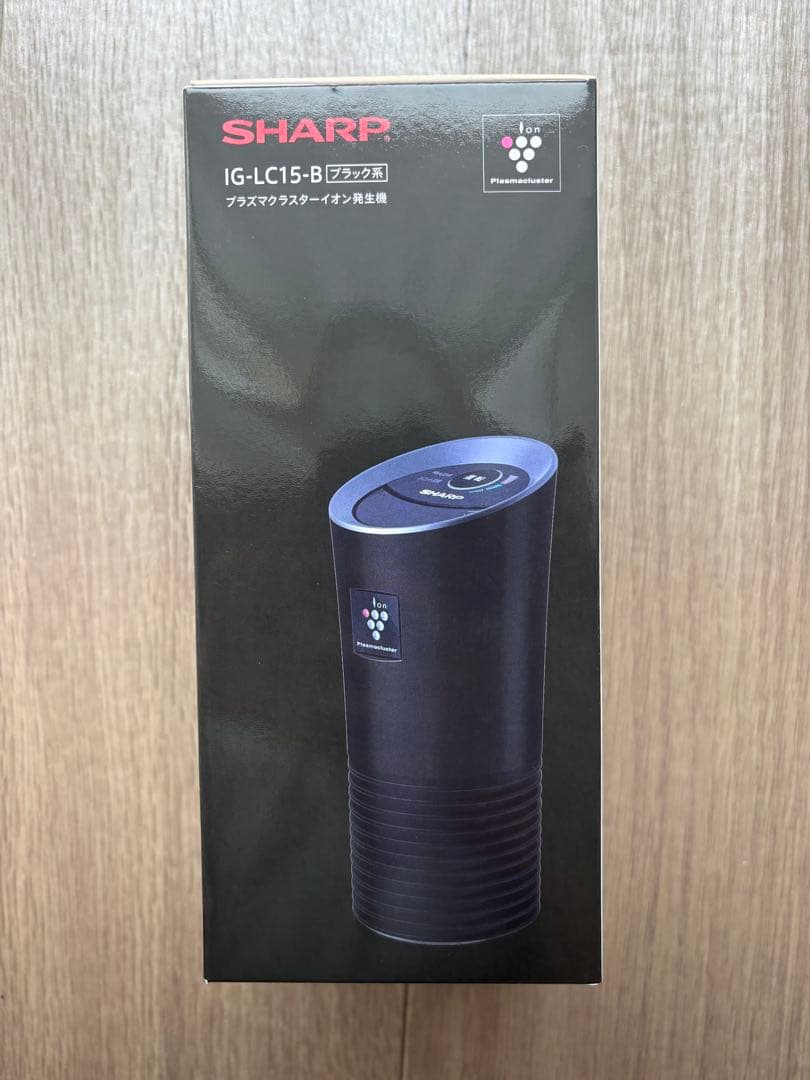 新品未使用品　SHARP IG-LC15-B ブラック イオン発生器