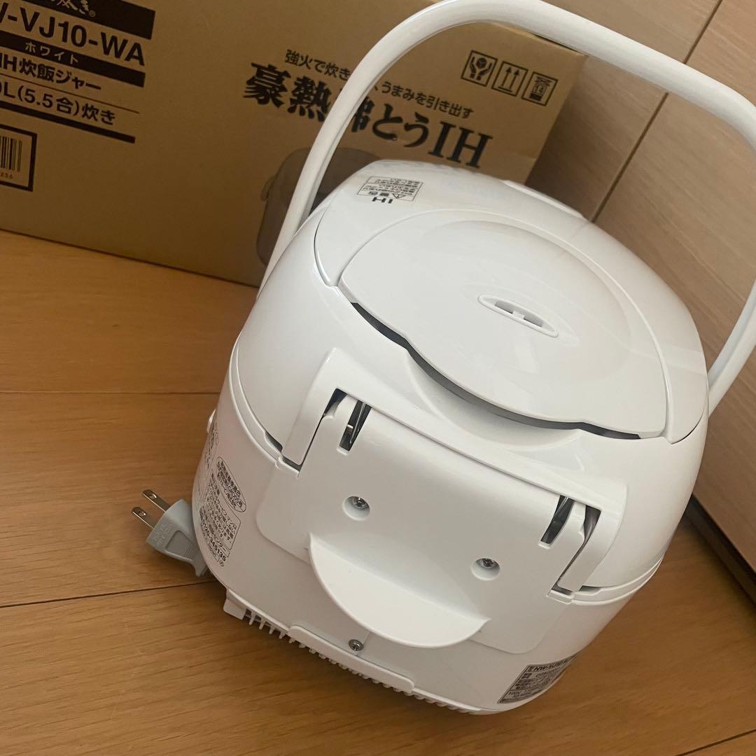 【中古】象印 極め炊き IH炊飯器 NW-VJ10-WA