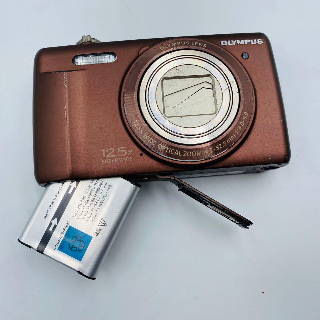 動作確認済 ⭐︎ブラウン⭐︎ OLYMPUS VR-360 デジカメ