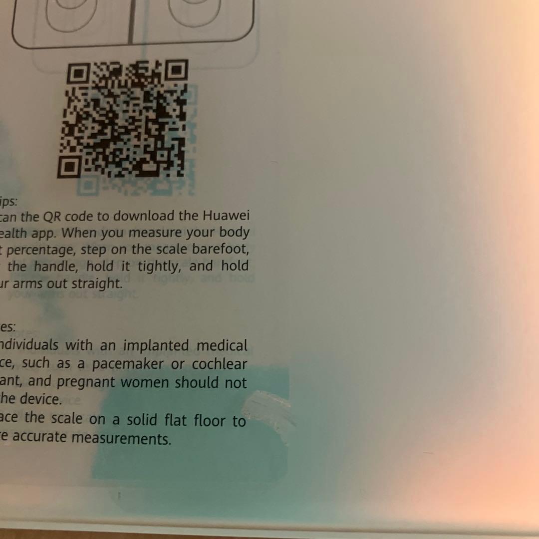 HUAWEI Scale 3 Pro 体重体組成計