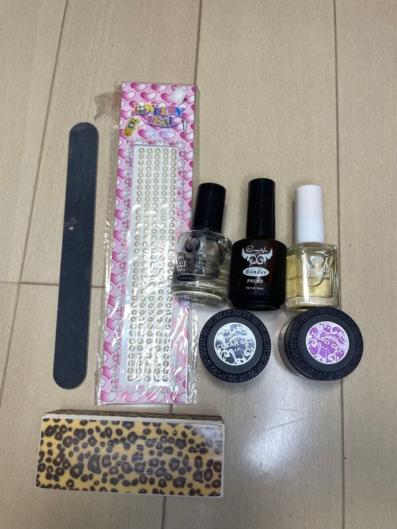 ジェルネイル用品　まとめ売り　ピック収納ボックス付き