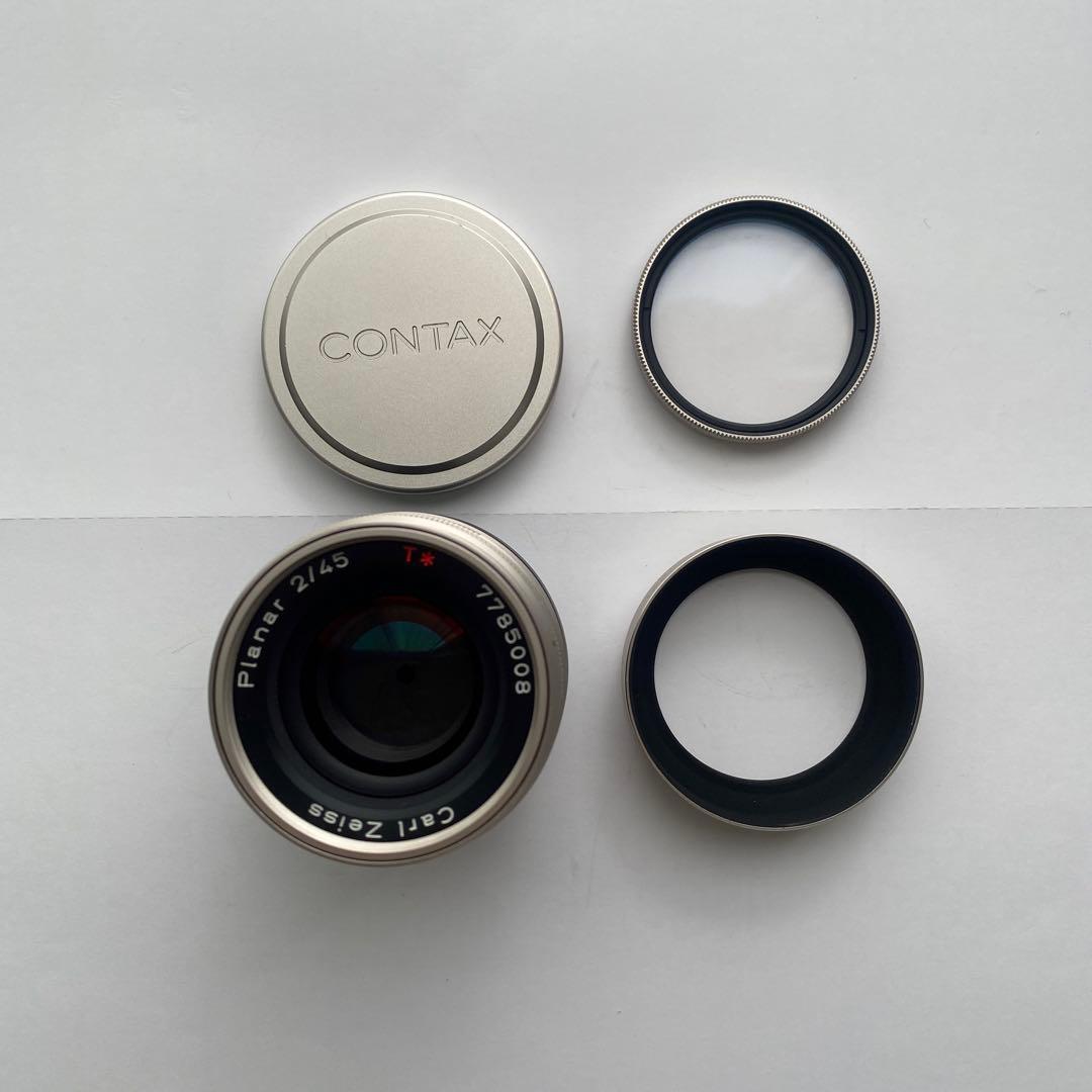 CONTAX コンタックスCarl Zeiss Planar 45mm レンズ
