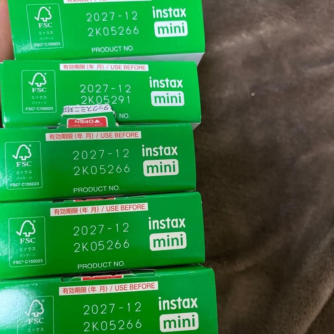 FUJIFILM instax mini インスタントフィルム 50枚