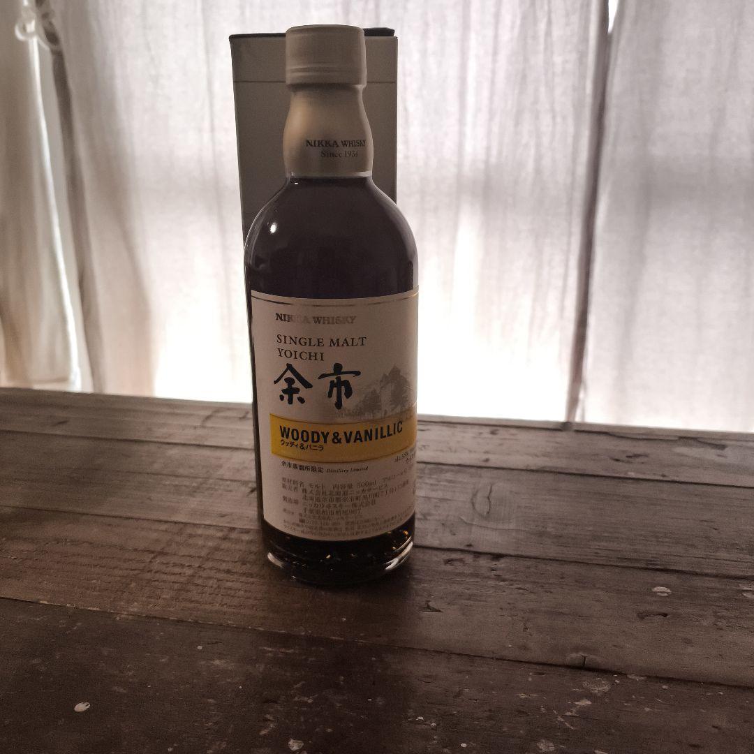 ニッカウヰスキー 余市 シングルモルト ウッディ＆バニリック 500ml
