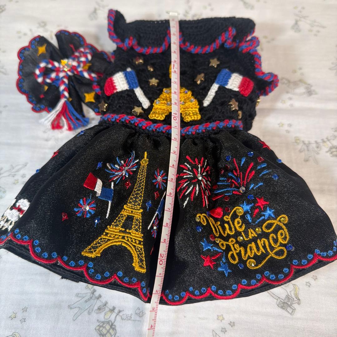 139★フランス柄ワンピース