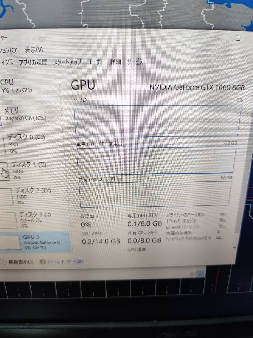 GTX 1060 6gb GeForce グラフィックボード