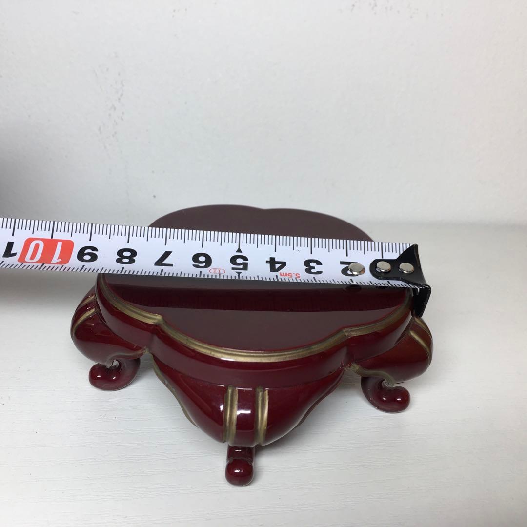 唐木 飾り皿 花台 中古品