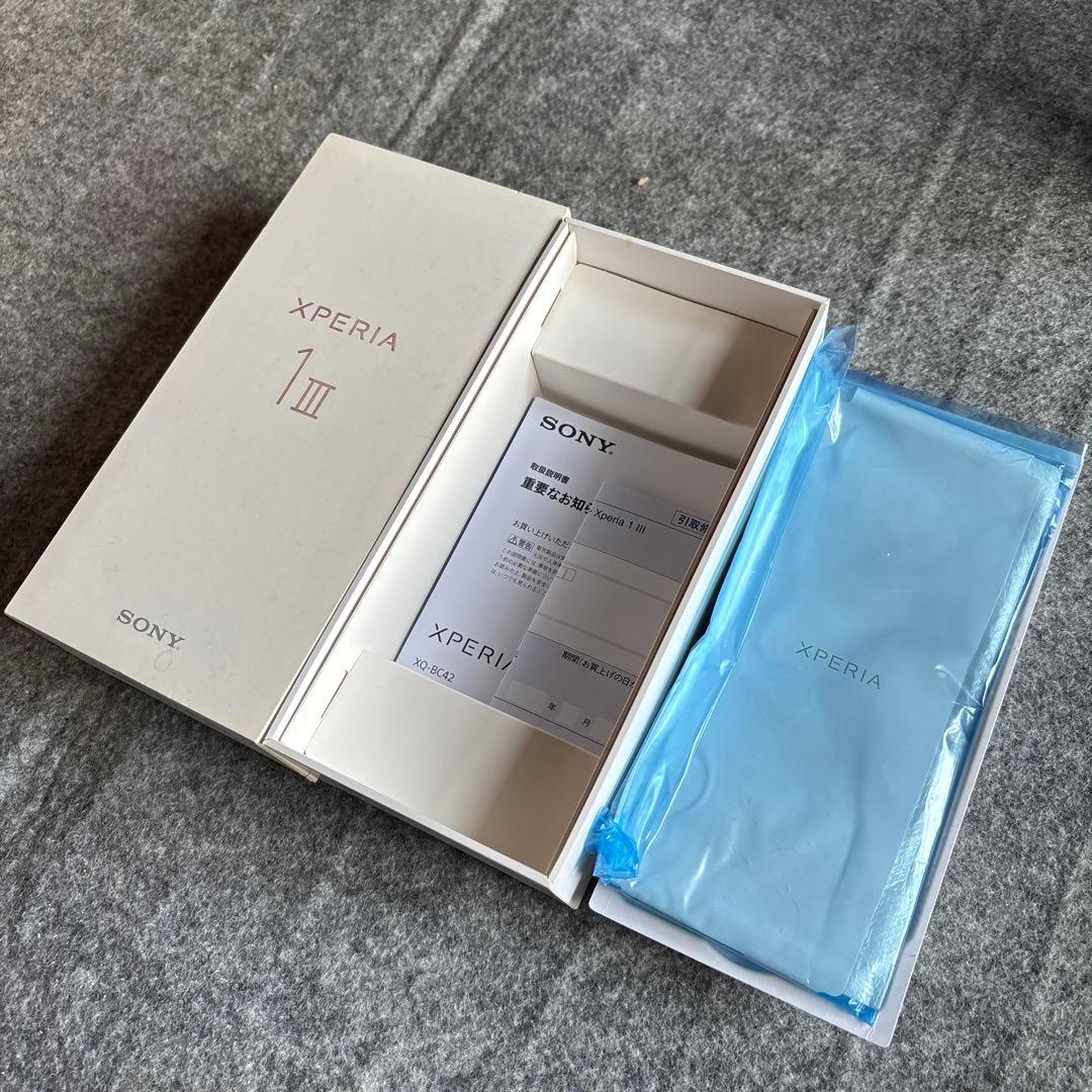 美品 Sony Xperia 1 III SIMフリー512GB XQ-BC42