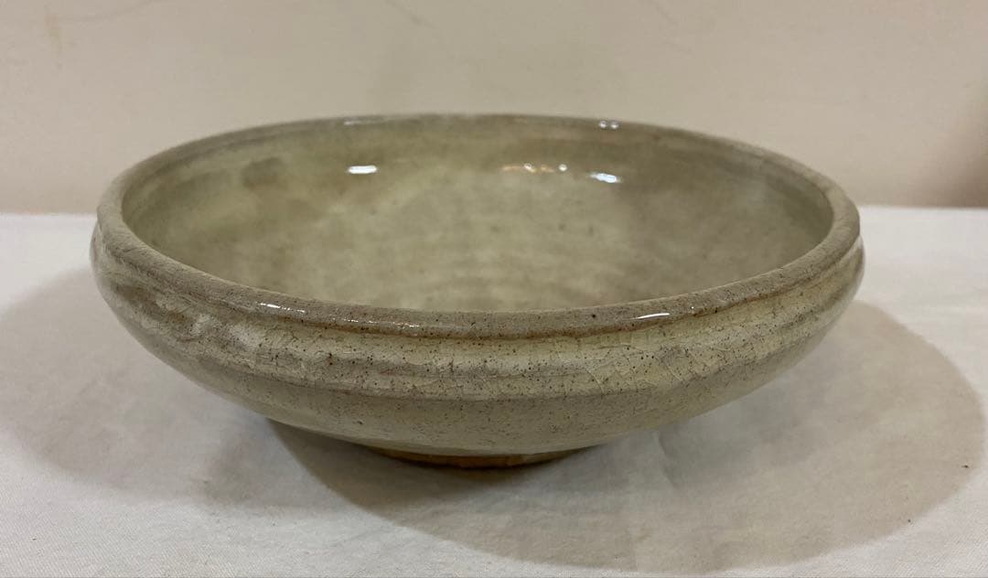 萩焼 泉流山 吉賀大雅 共箱　中鉢　菓子器　茶道具