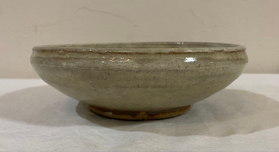 萩焼 泉流山 吉賀大雅 共箱　中鉢　菓子器　茶道具
