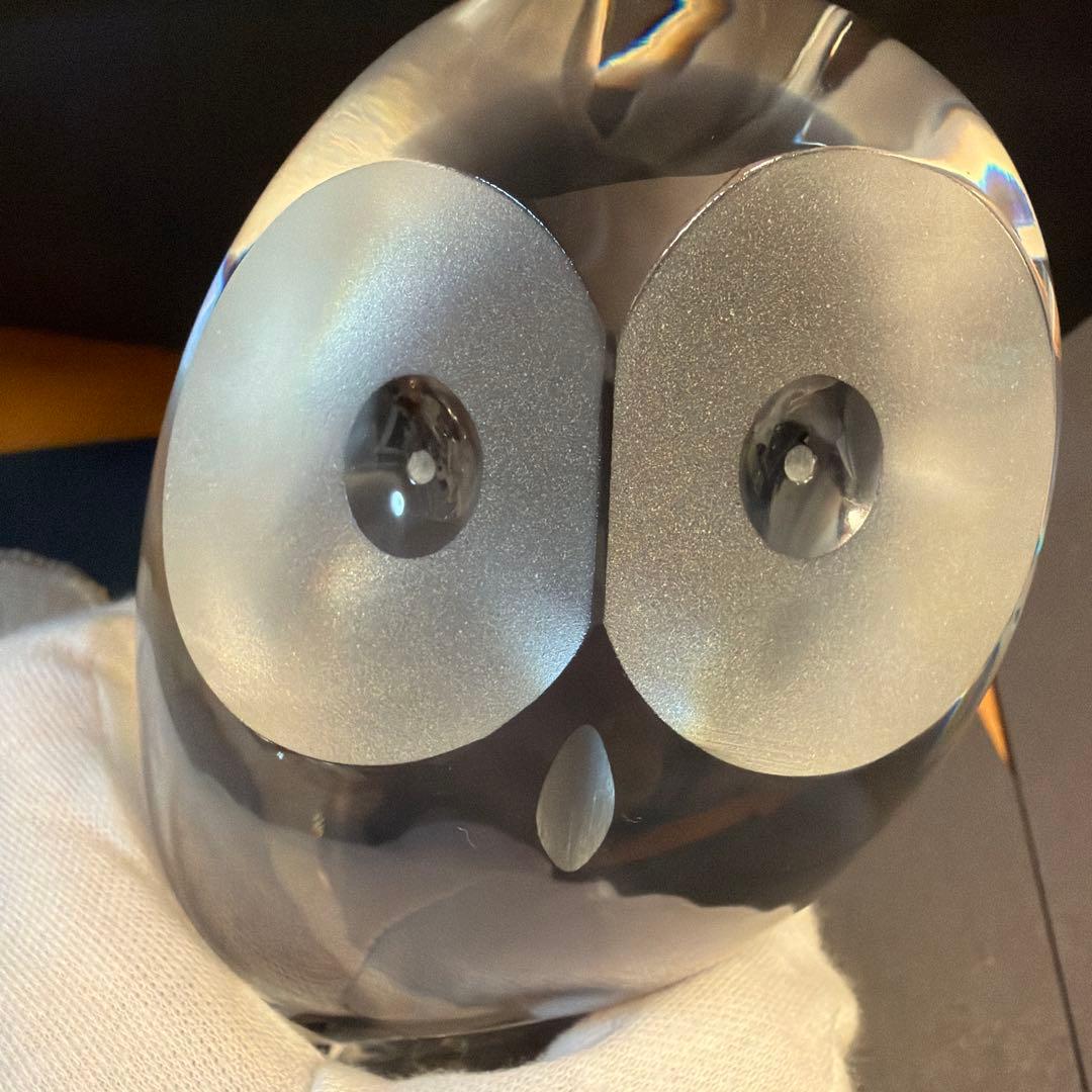 Steuben OWLスチューベン フクロウ　クリスタルガラス フクロウ