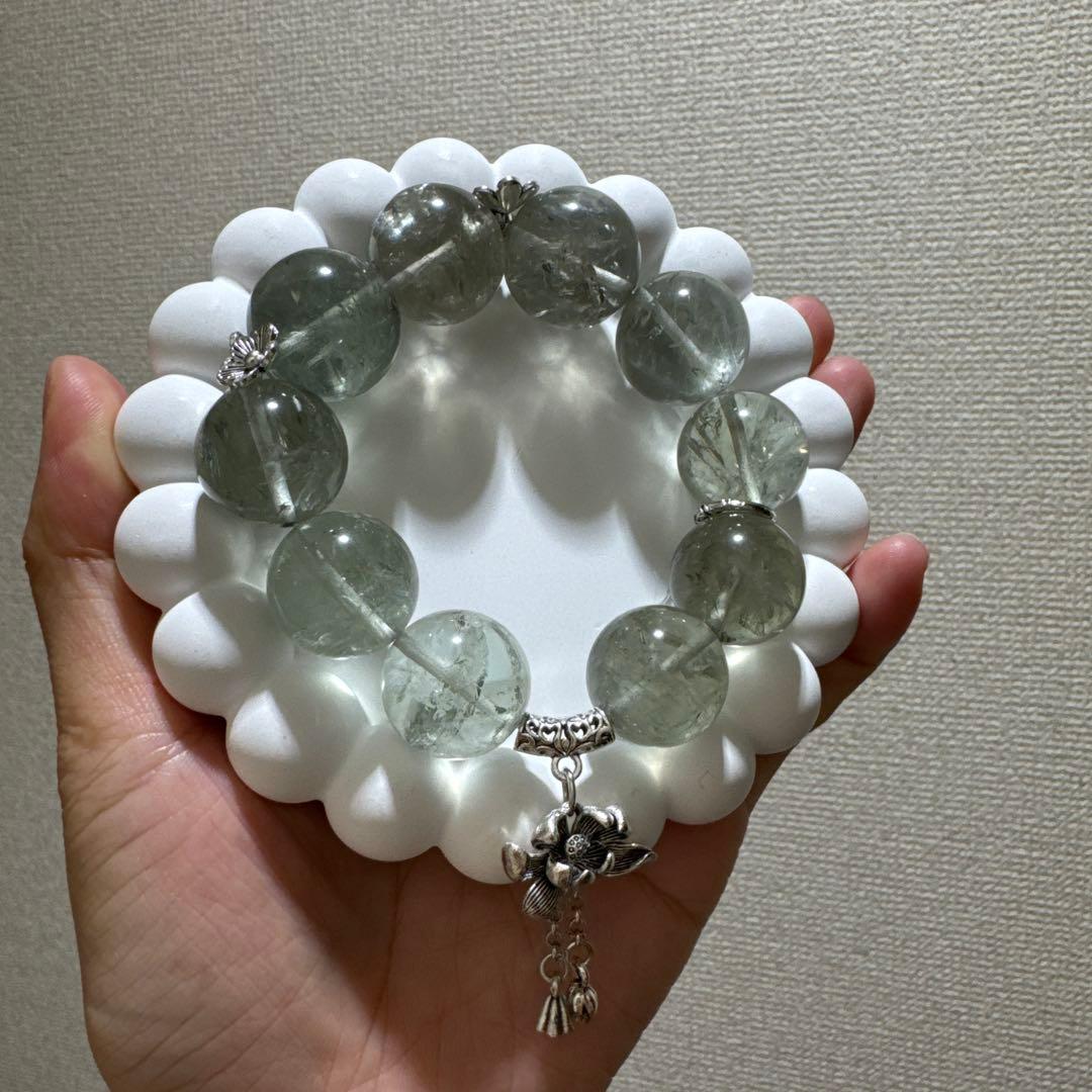 グリーンアメジスト ブレスレット 大粒 美品 早い者勝ち