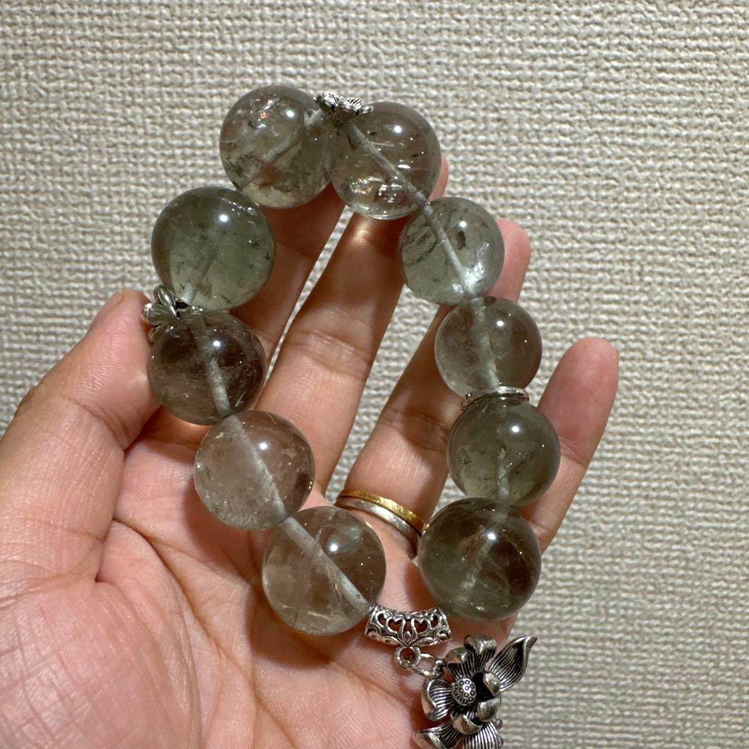 グリーンアメジスト ブレスレット 大粒 美品 早い者勝ち
