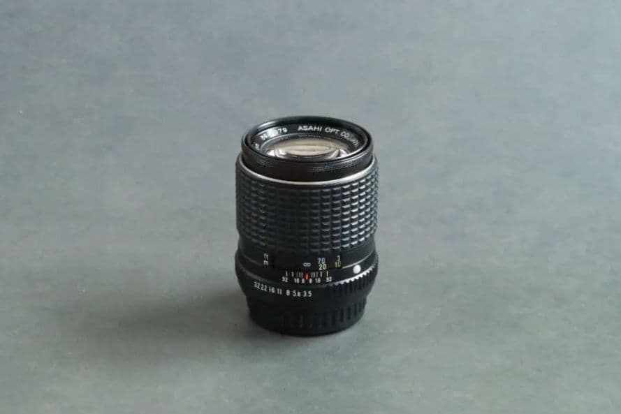 PENTAX MX + PENTAX-M 135mm f3.5 付き