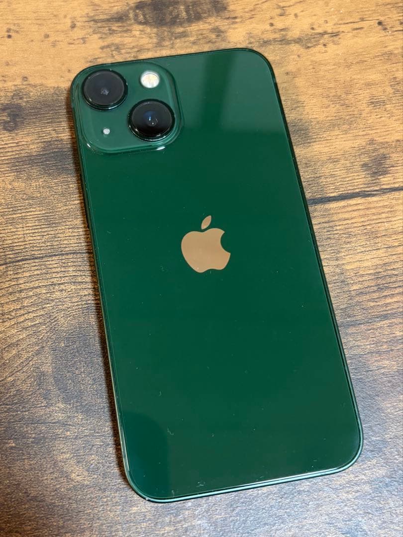 iPhone13mini グリーン　最大容量73%