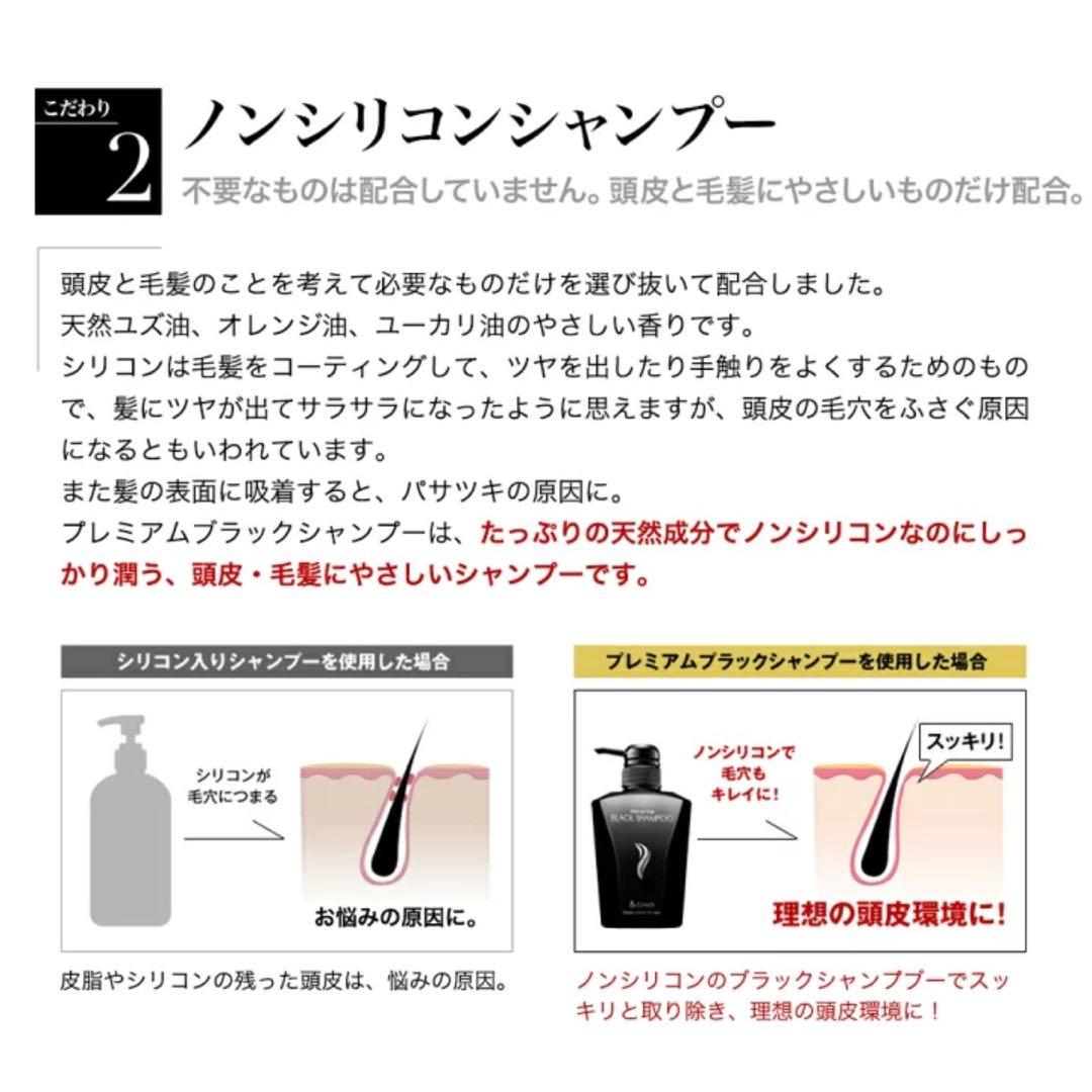 &GINO プレミアム ブラックシャンプー 【新品未開封】
