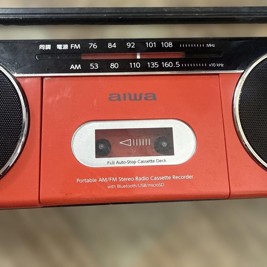 Aiwa ポータブルラジオ カセットプレーヤー　G RCP2