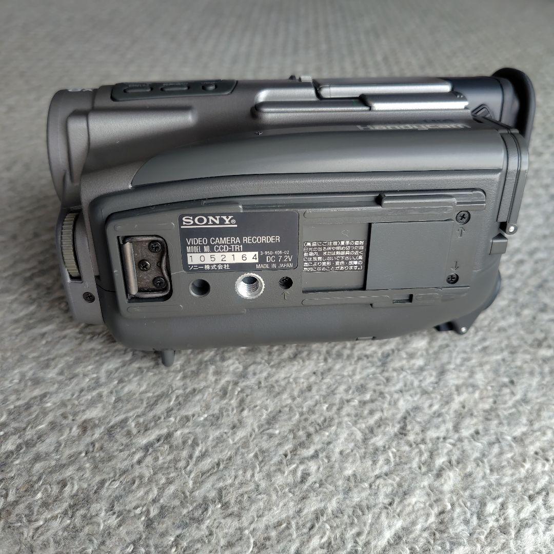 再生良好 SONY Handycam video Hi8 本体 AVケーブル付き