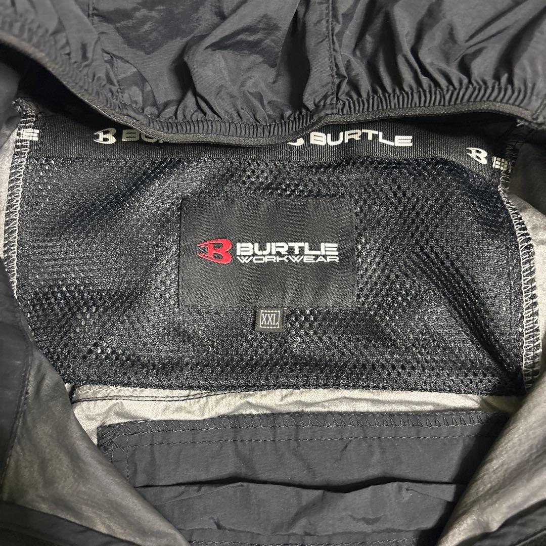 BURTLE エアークラフト 空調服フルセット 24V サイドファン XXL 黒