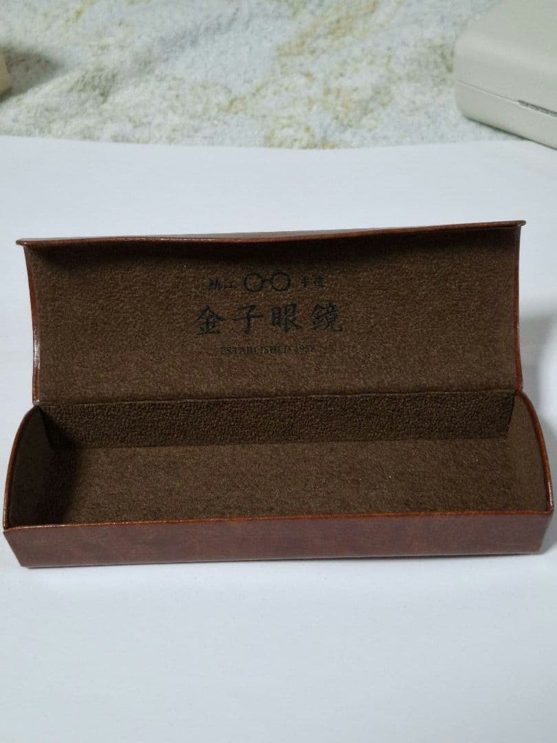 【新品】金子眼鏡ブラウンメタルフレーム眼鏡