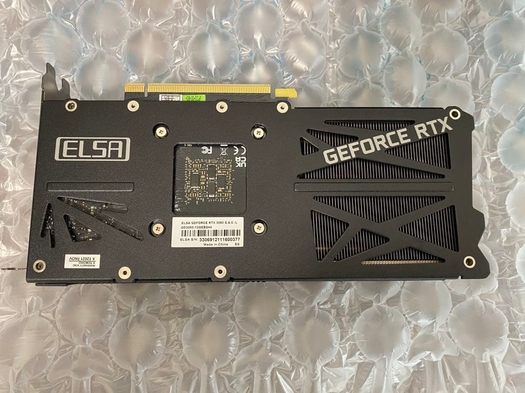 ELSA GeForce RTX 3060 S.A.C 12GB ※ジャンク