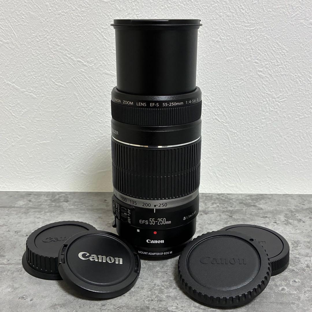 ⭐️美品⭐️Canon EFS 55 250 IS & EF-EOS M アダプター