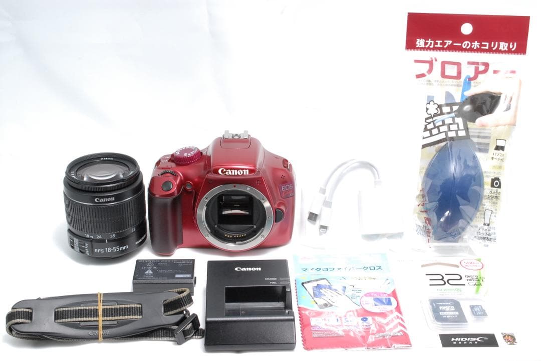 ❤️SDカード32GB付❤️Canon キャノン Kiss X50 レンズセット