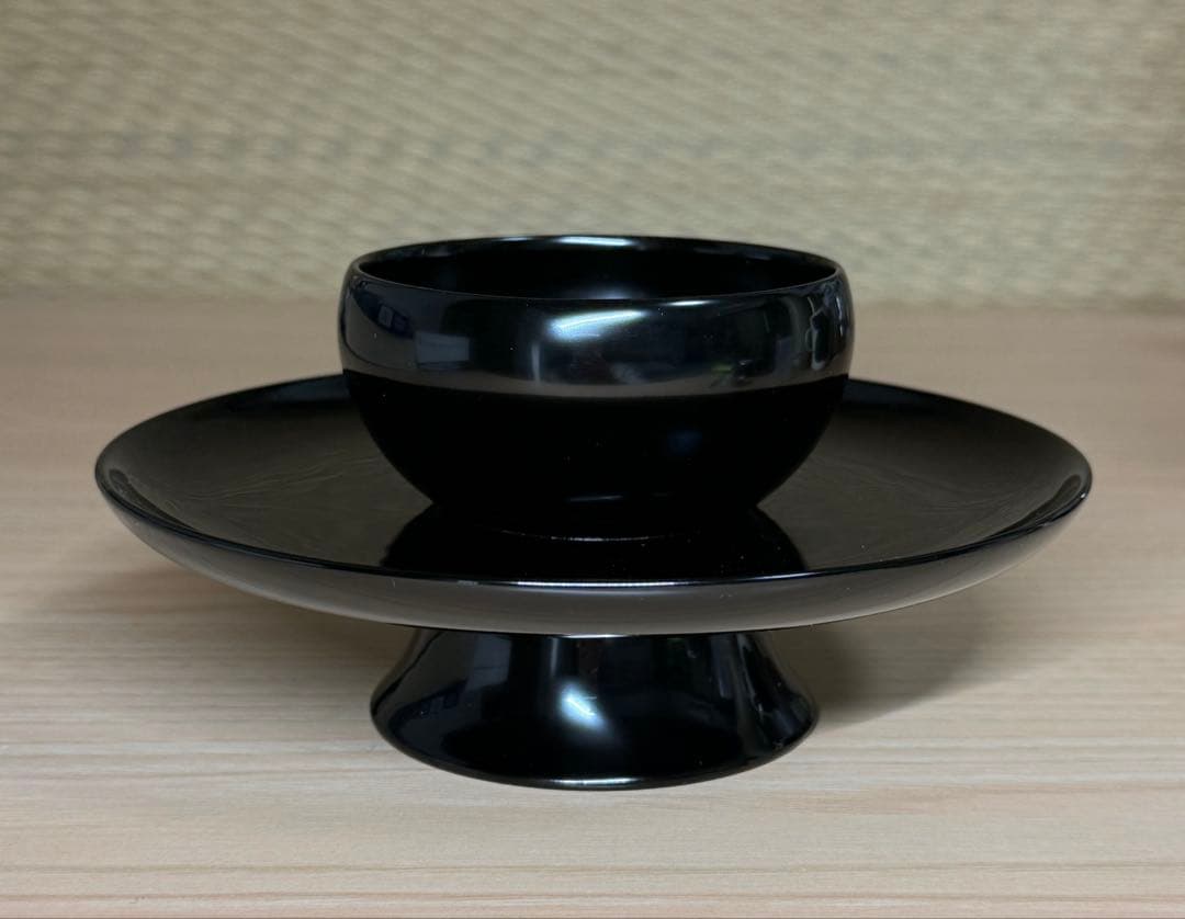 天目茶碗 と 漆天目台 京焼 桶谷定一 銀覆輪 茶碗 抹茶碗 茶道具 お稽古