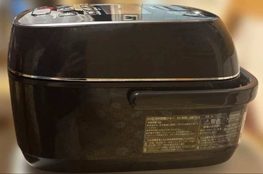 象印圧力IH炊飯器NW-JW10 5合炊き 2021年製 動作良好 内釜キズあり