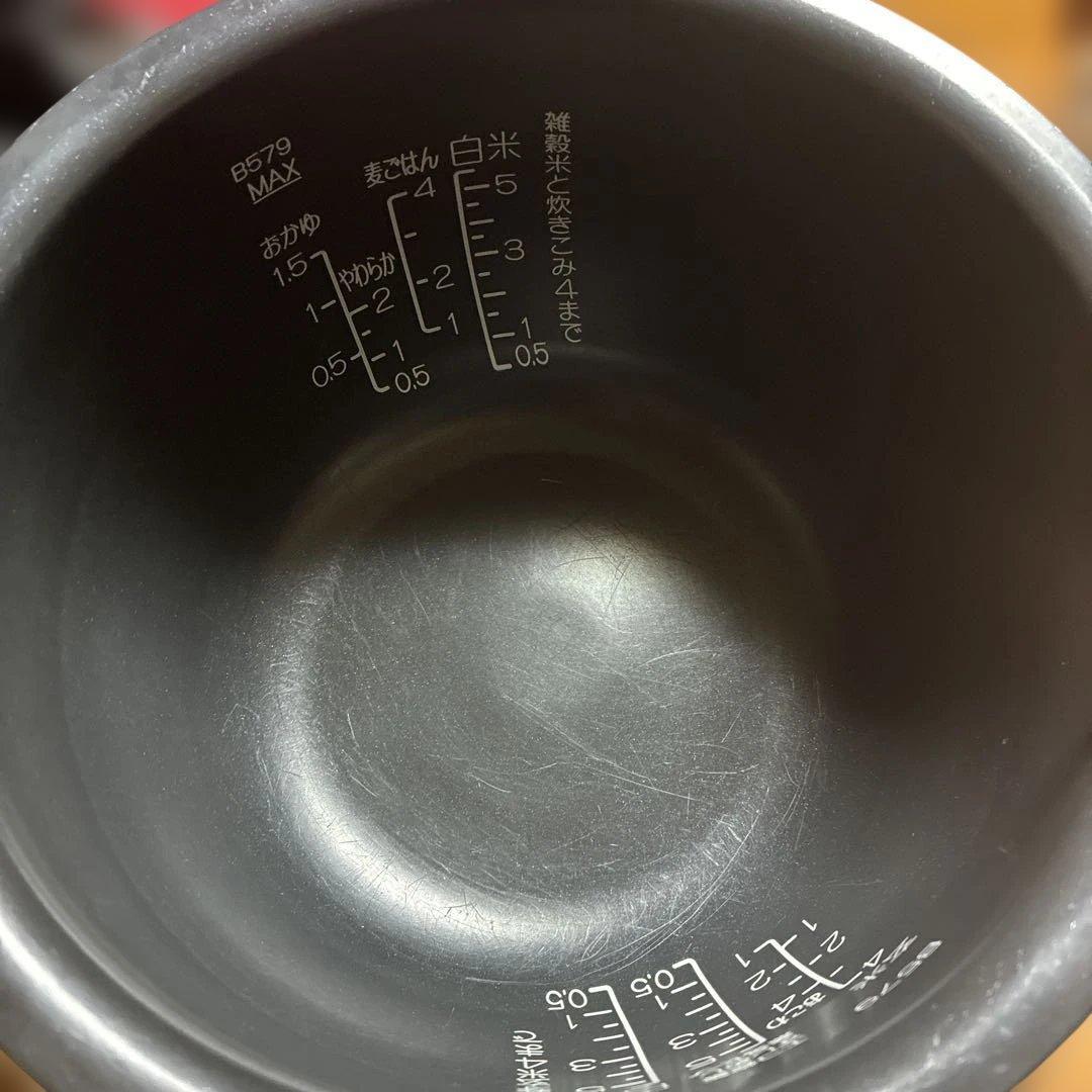 象印圧力IH炊飯器NW-JW10 5合炊き 2021年製 動作良好 内釜キズあり